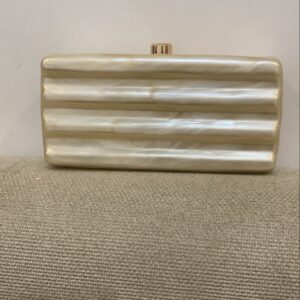 Mother-of-Pearl Acrylic Clutch